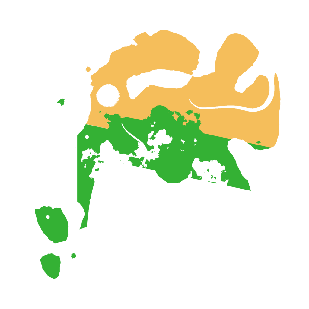 Biome Rust Map: Procedural Map, Size: 2500, Seed: 332536128