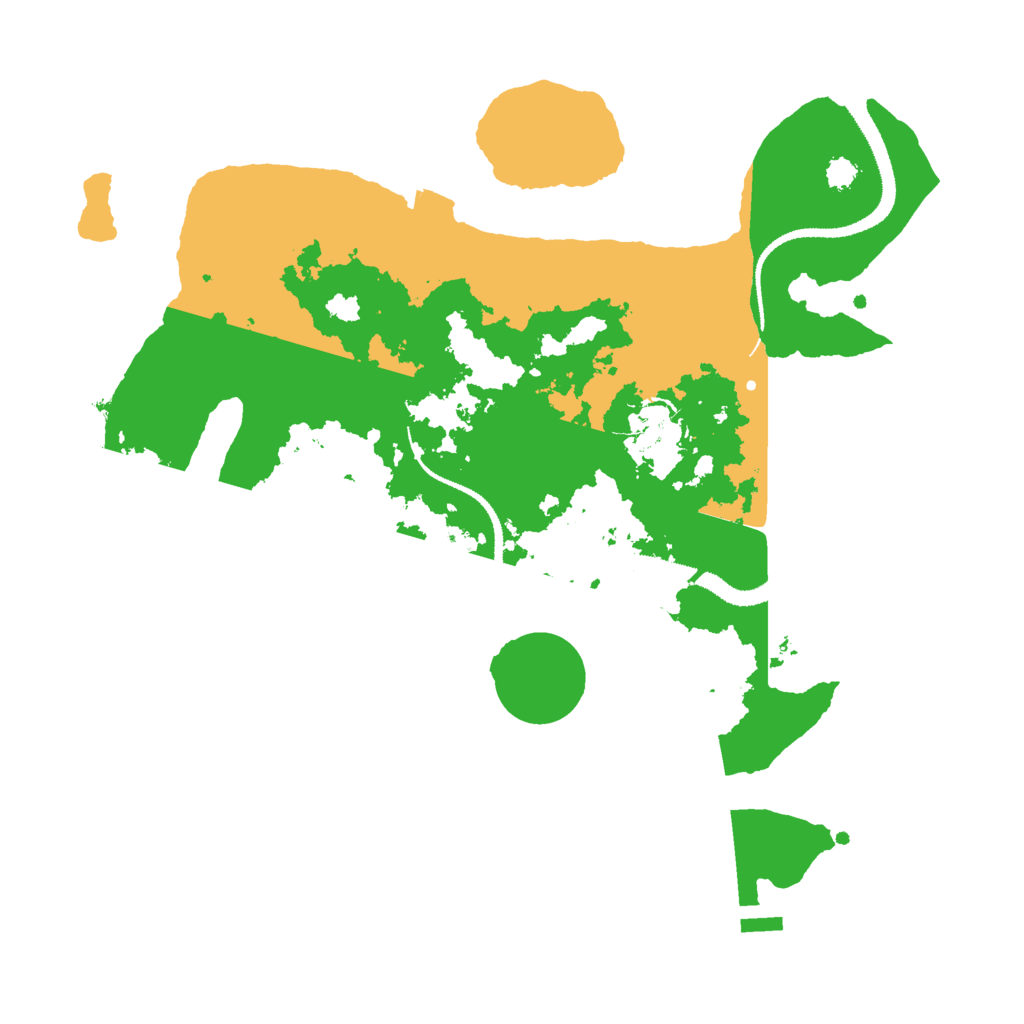 Biome Rust Map: Procedural Map, Size: 3000, Seed: 139630112