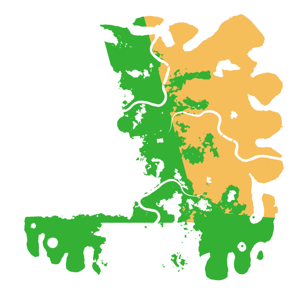 Biome Rust Map: Procedural Map, Size: 5000, Seed: 2109936592