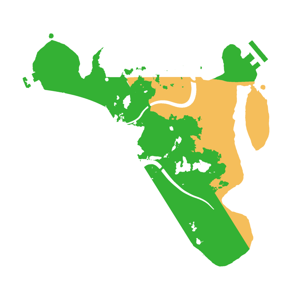 Biome Rust Map: Procedural Map, Size: 2500, Seed: 347826597