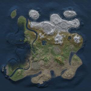 Thumbnail Rust Map: Procedural Map, Size: 2800, Seed: 45450721, 10 Monuments