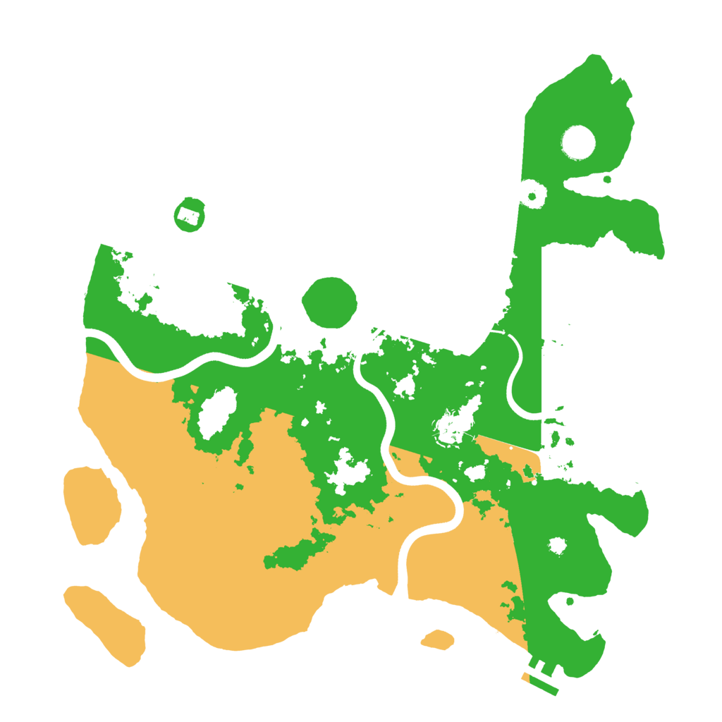 Biome Rust Map: Procedural Map, Size: 3750, Seed: 1642028966
