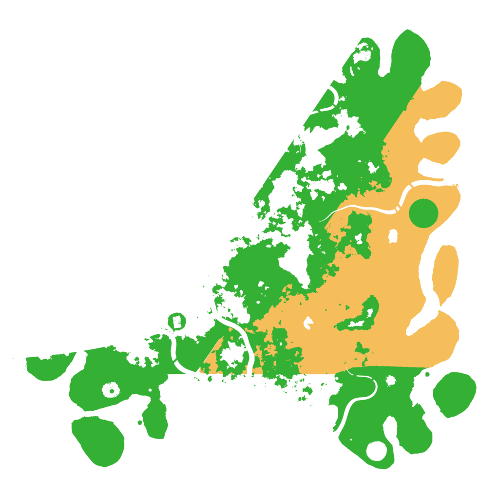 Biome Rust Map: Procedural Map, Size: 4500, Seed: 513578937