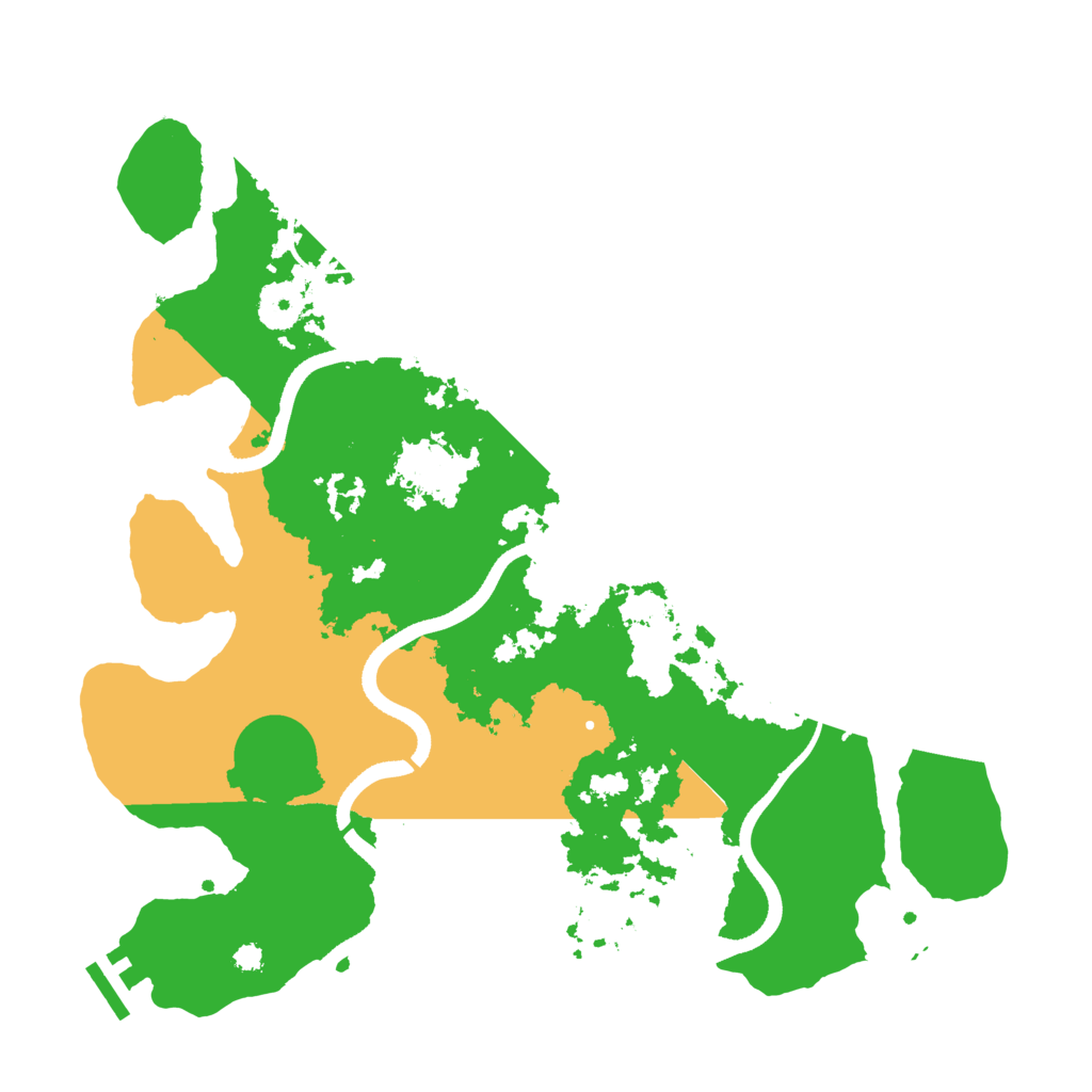 Biome Rust Map: Procedural Map, Size: 3500, Seed: 1023136374