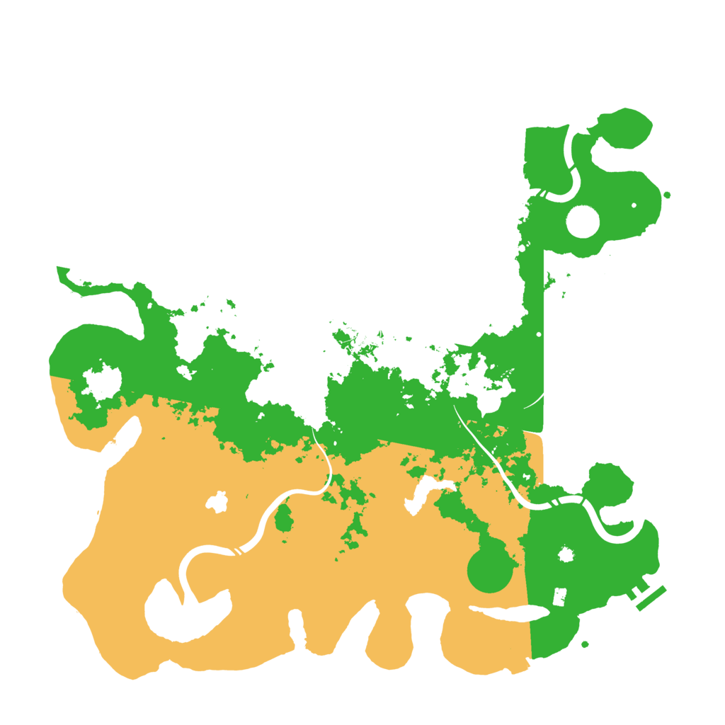 Biome Rust Map: Procedural Map, Size: 4250, Seed: 6113