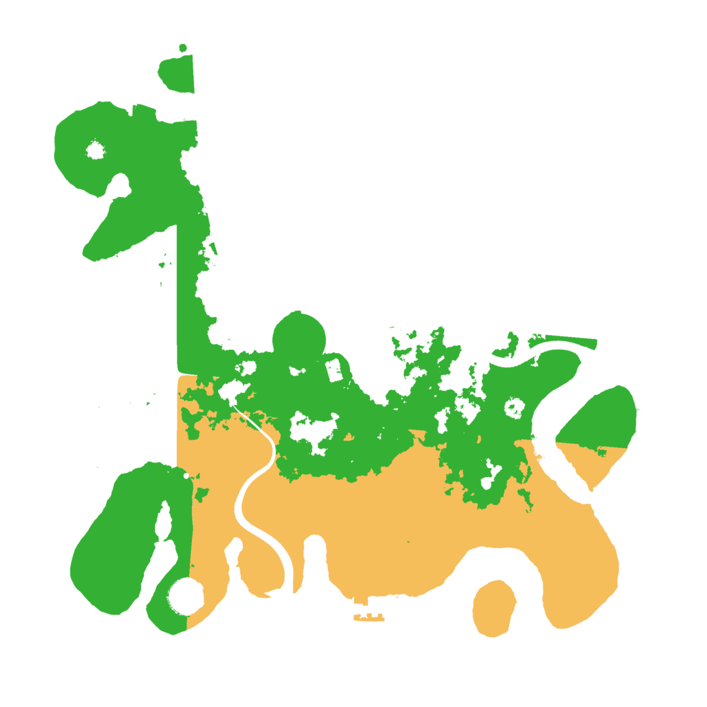Biome Rust Map: Procedural Map, Size: 3500, Seed: 1596792564