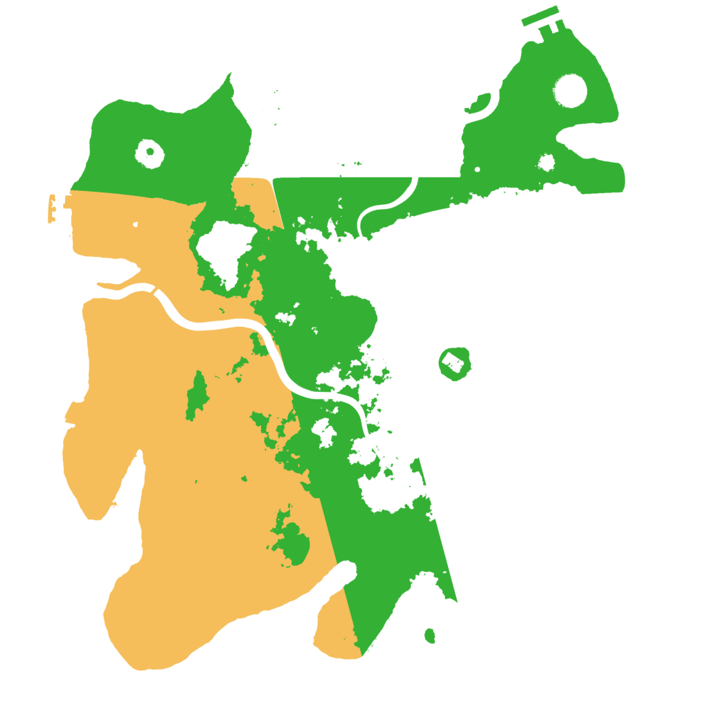 Biome Rust Map: Procedural Map, Size: 3750, Seed: 2070508563