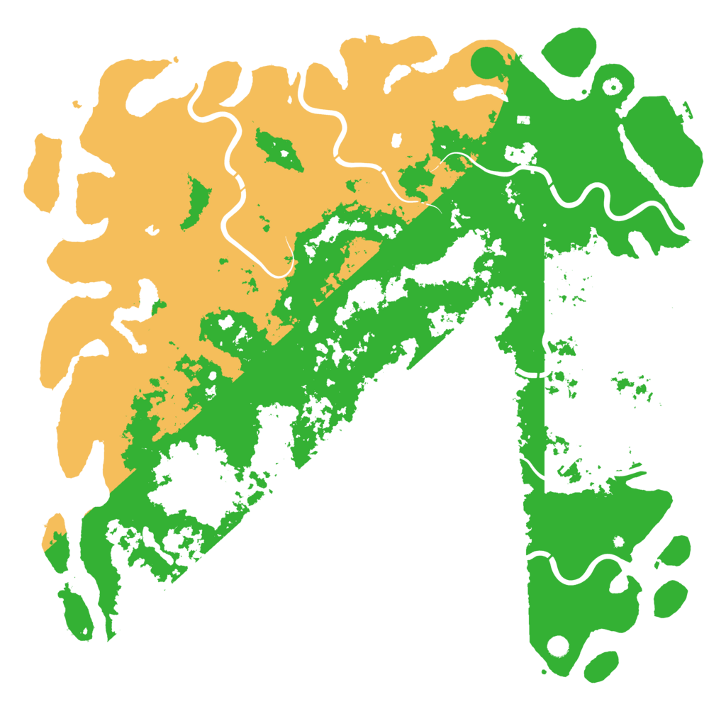 Biome Rust Map: Procedural Map, Size: 6000, Seed: 1153980438