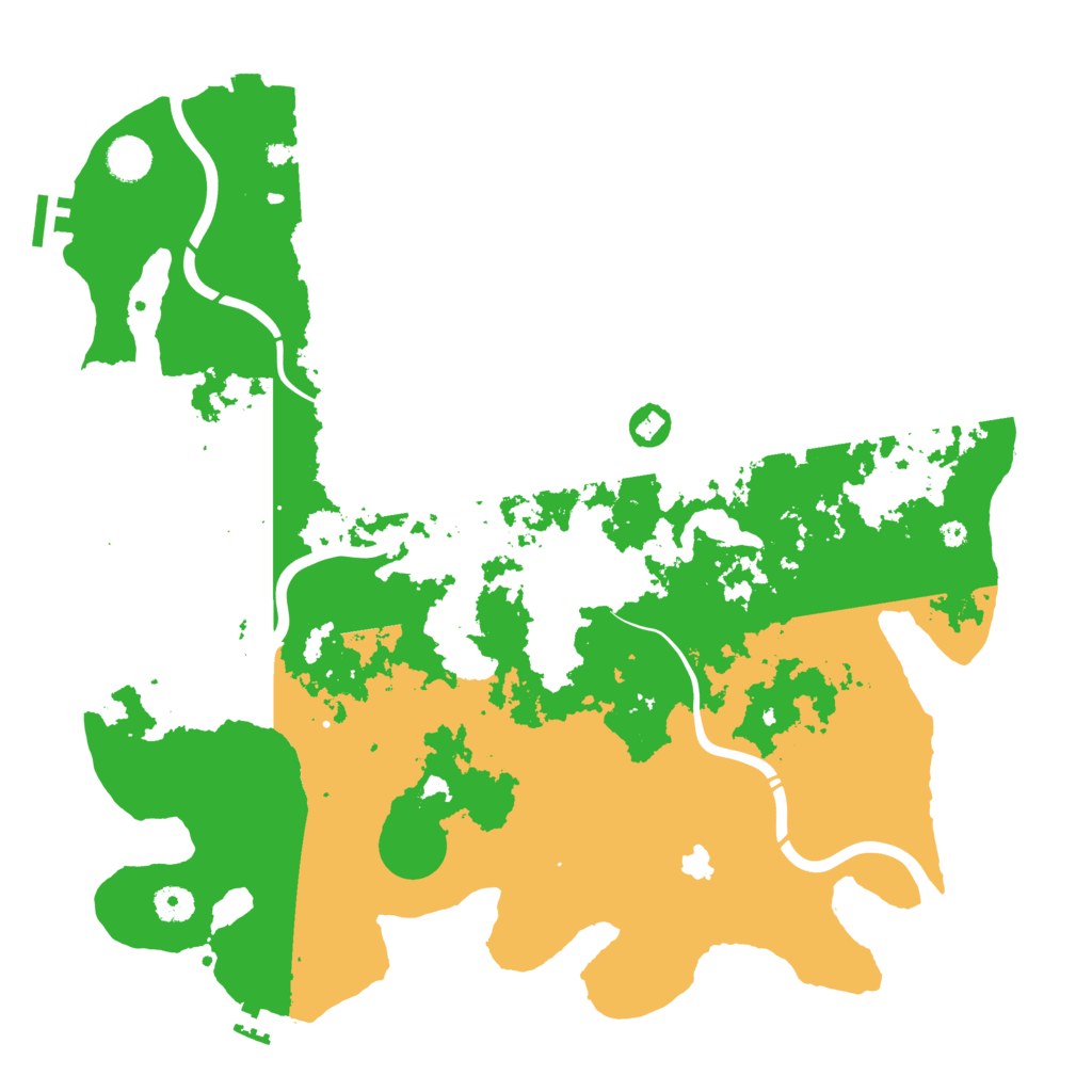 Biome Rust Map: Procedural Map, Size: 4250, Seed: 1209030194