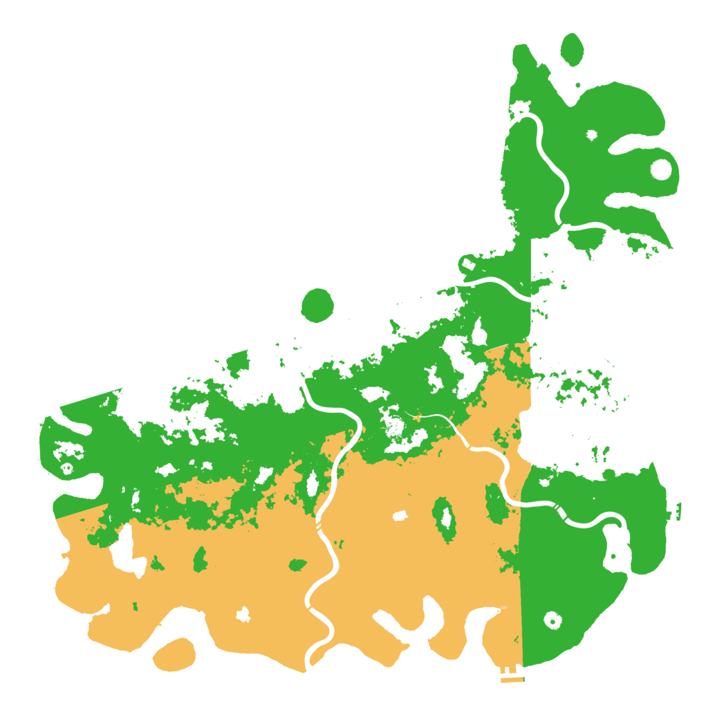 Biome Rust Map: Procedural Map, Size: 6000, Seed: 917446737