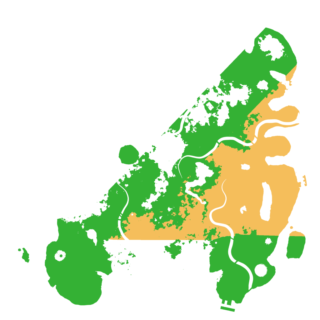Biome Rust Map: Procedural Map, Size: 4500, Seed: 485171751