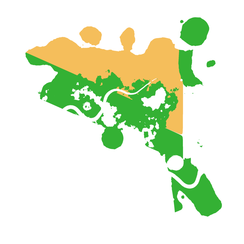 Biome Rust Map: Procedural Map, Size: 3000, Seed: 58654