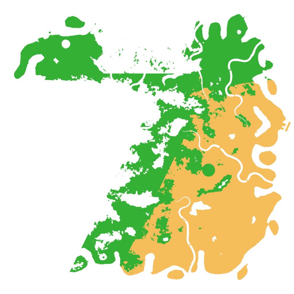 Biome Rust Map: Procedural Map, Size: 6000, Seed: 1727121542