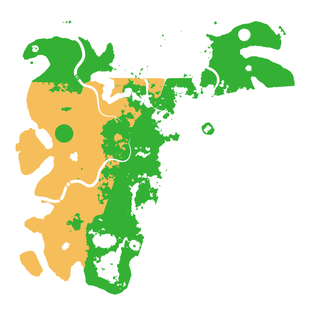 Biome Rust Map: Procedural Map, Size: 4500, Seed: 290947299