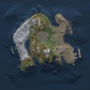 Thumbnail Rust Map: Procedural Map, Size: 2000, Seed: 271092117, 4 Monuments