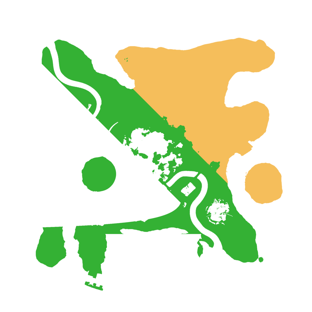 Biome Rust Map: Procedural Map, Size: 2500, Seed: 1394388972