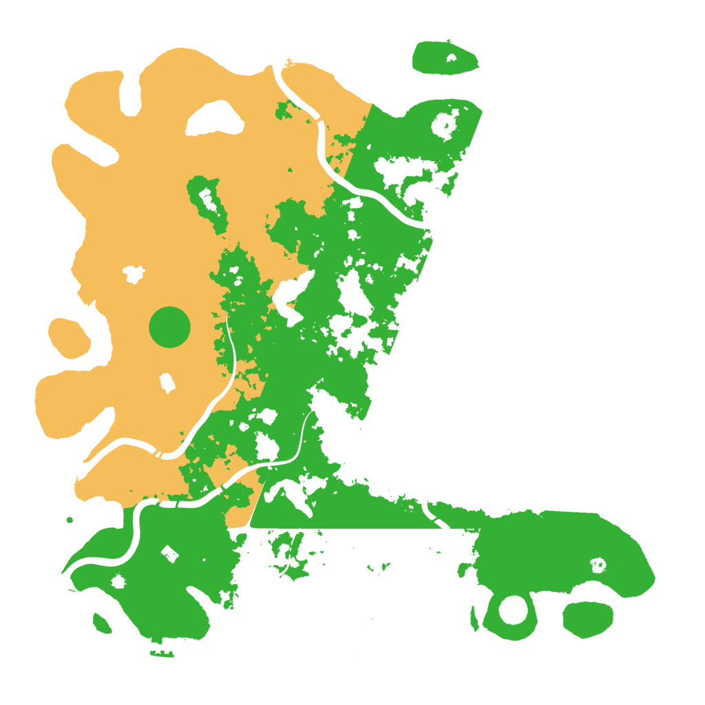 Biome Rust Map: Procedural Map, Size: 4500, Seed: 323948969