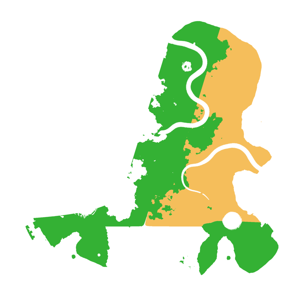 Biome Rust Map: Procedural Map, Size: 3000, Seed: 584978846