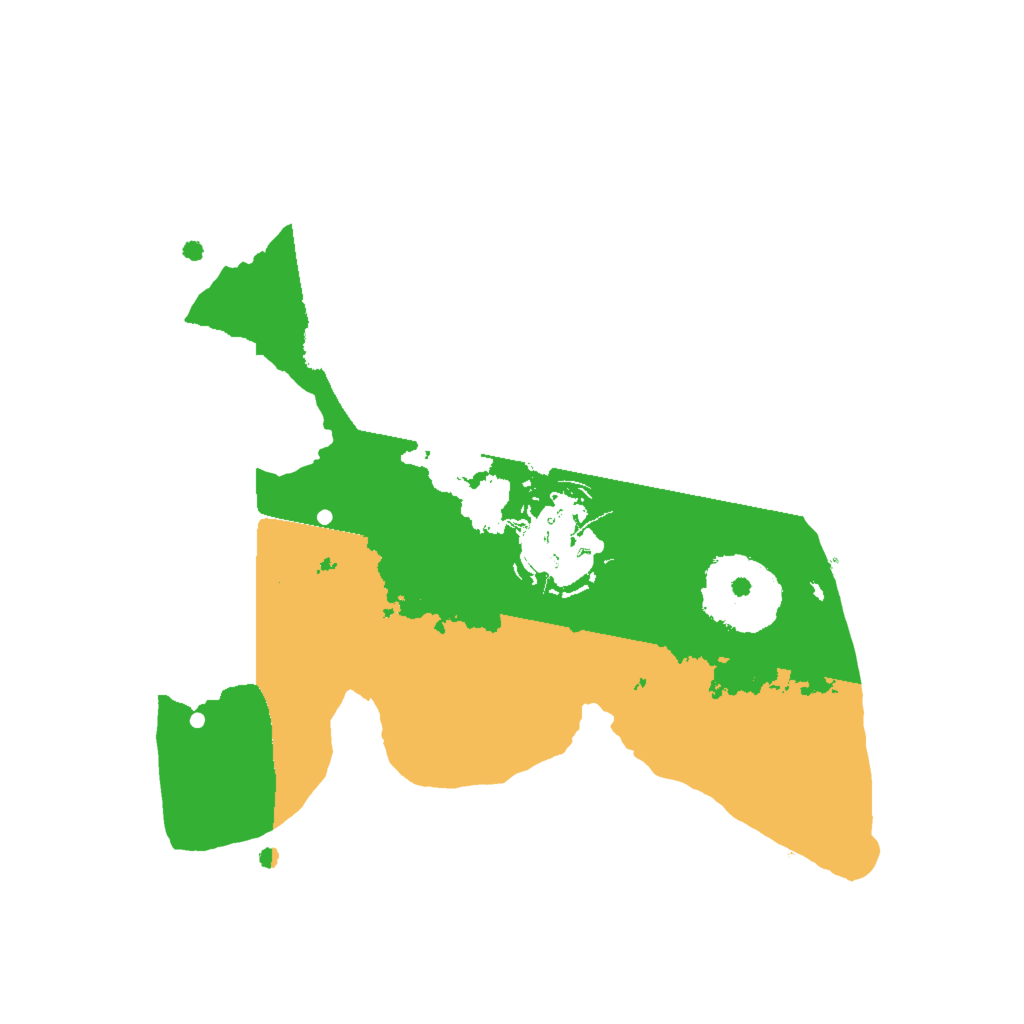 Biome Rust Map: Procedural Map, Size: 2000, Seed: 1234567891