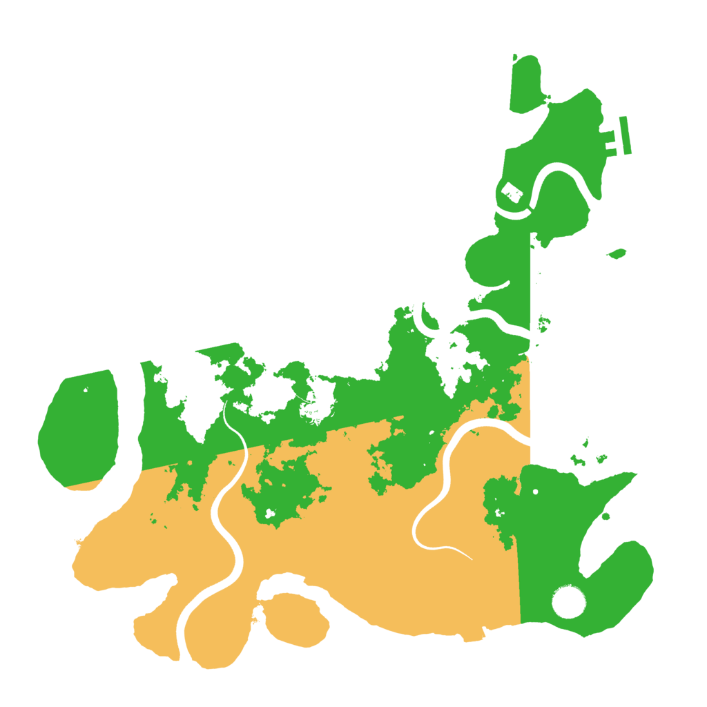 Biome Rust Map: Procedural Map, Size: 3750, Seed: 1142977505