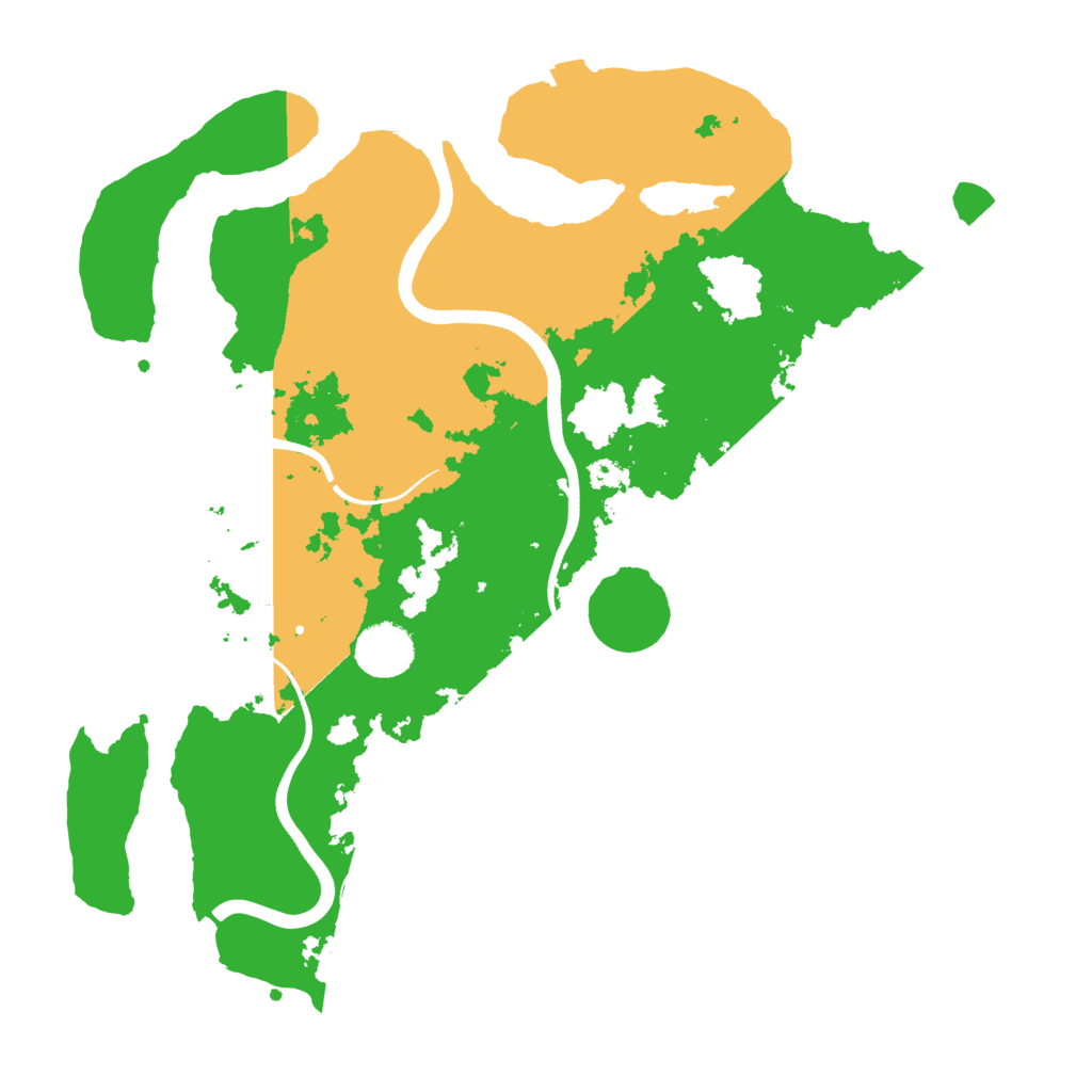 Biome Rust Map: Procedural Map, Size: 3600, Seed: 531223309