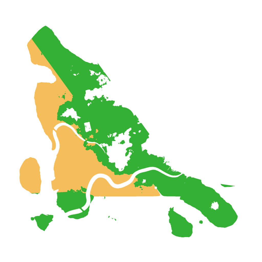 Biome Rust Map: Procedural Map, Size: 3000, Seed: 52859