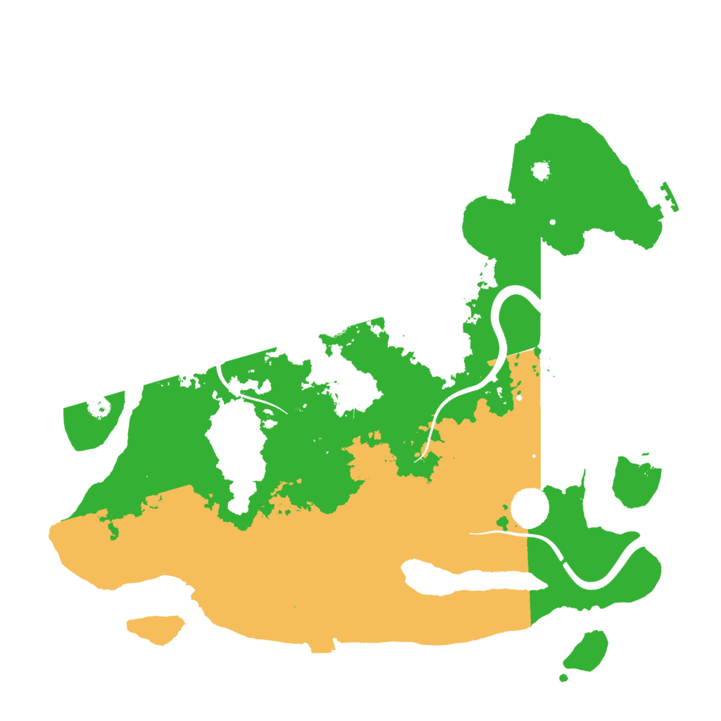 Biome Rust Map: Procedural Map, Size: 3500, Seed: 369337269