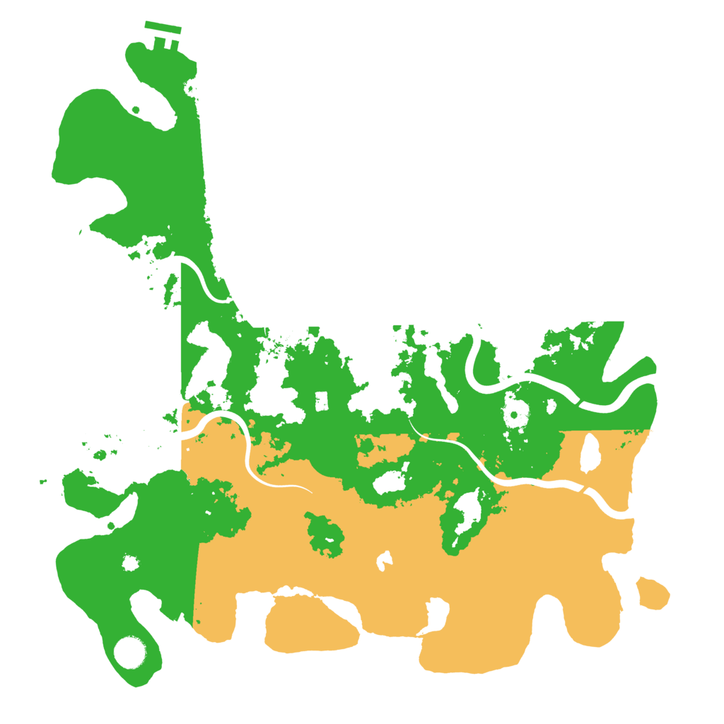 Biome Rust Map: Procedural Map, Size: 4000, Seed: 999220703