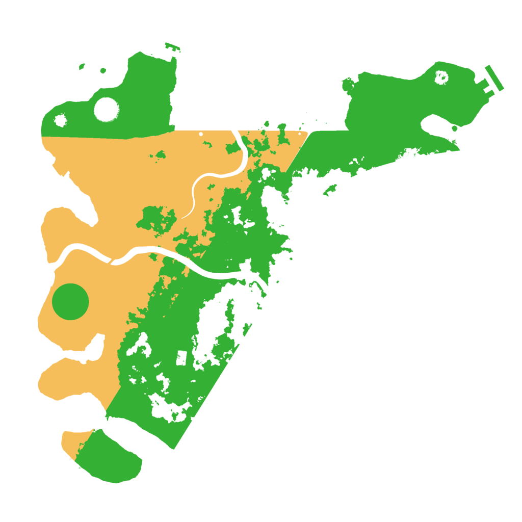 Biome Rust Map: Procedural Map, Size: 3750, Seed: 1164710540