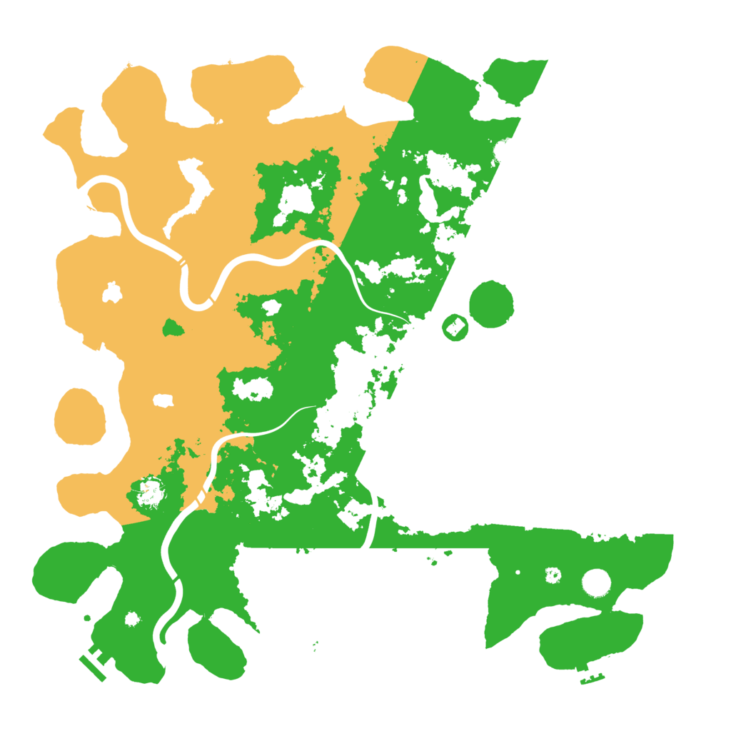 Biome Rust Map: Procedural Map, Size: 4500, Seed: 414432713