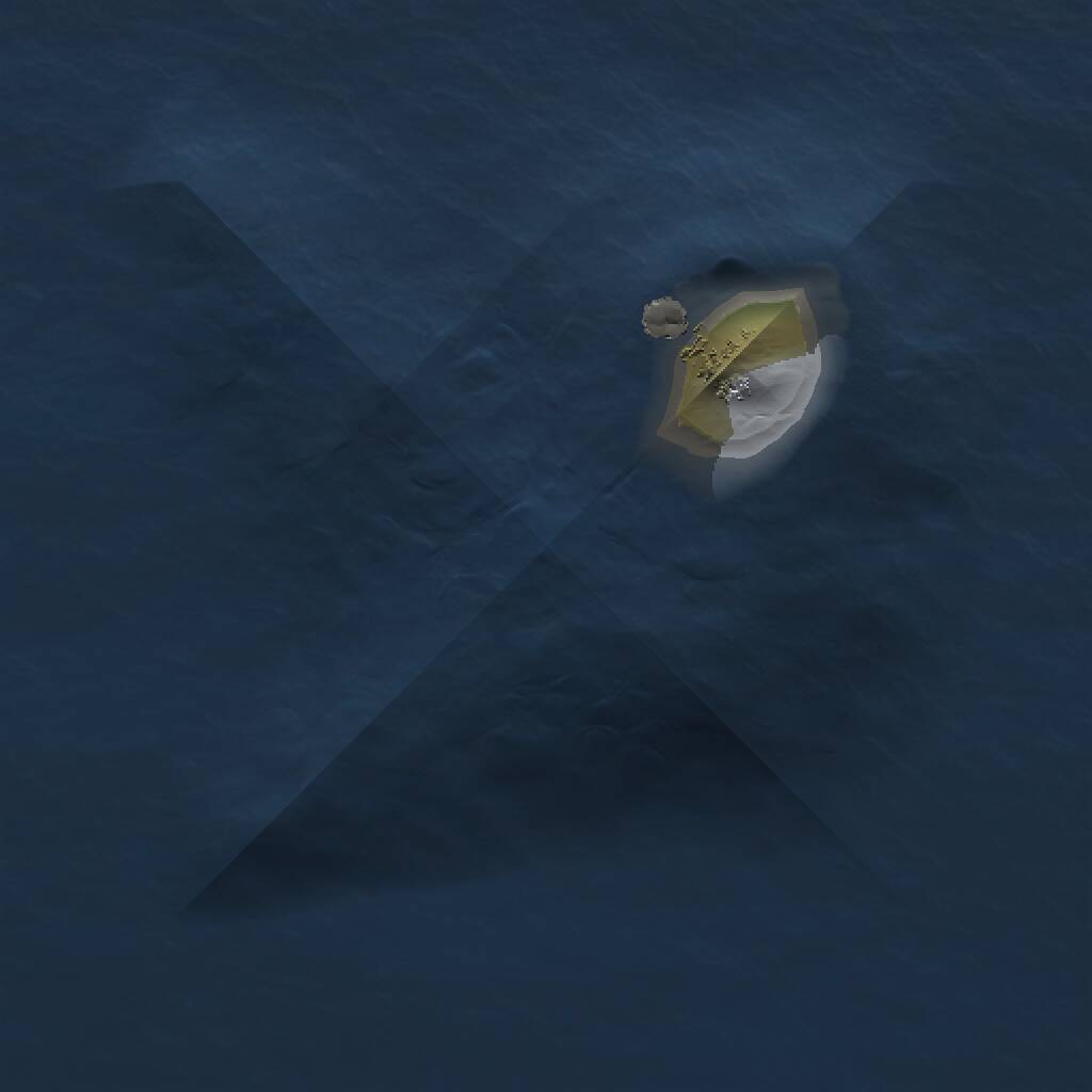 Rust Map: Procedural Map, Size: 1000, Seed: 52324188, 1 Monuments