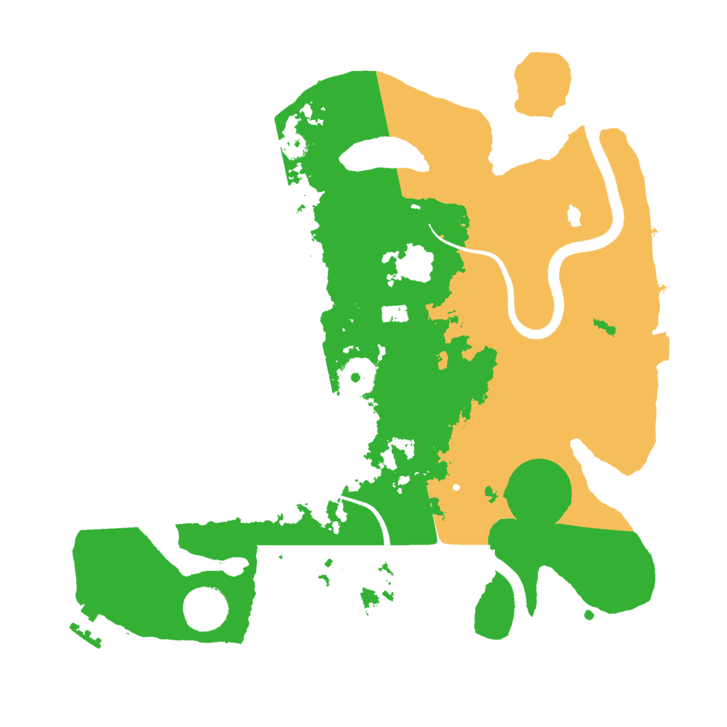 Biome Rust Map: Procedural Map, Size: 3000, Seed: 21922