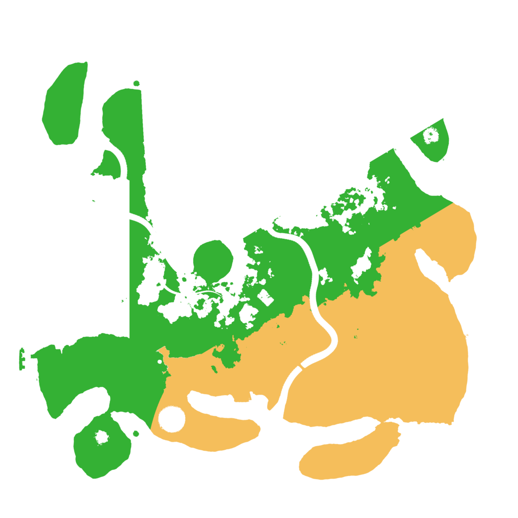 Biome Rust Map: Procedural Map, Size: 3500, Seed: 260058821