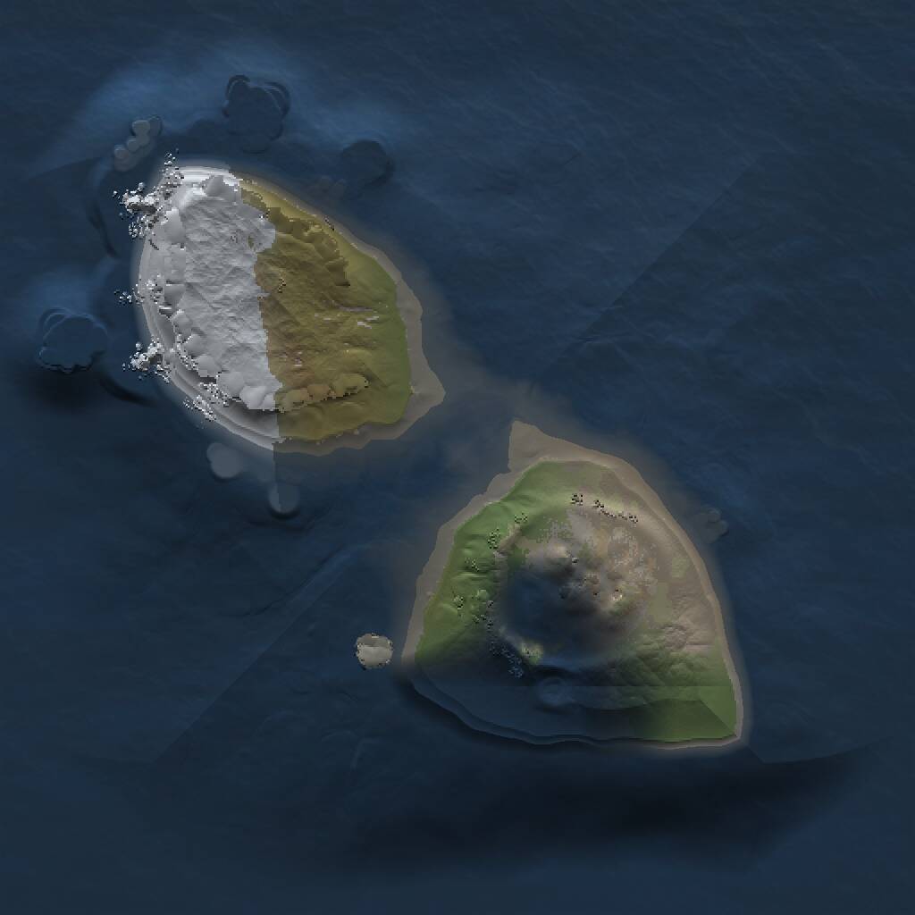 Rust Map: Procedural Map, Size: 1000, Seed: 17626237, 1 Monuments