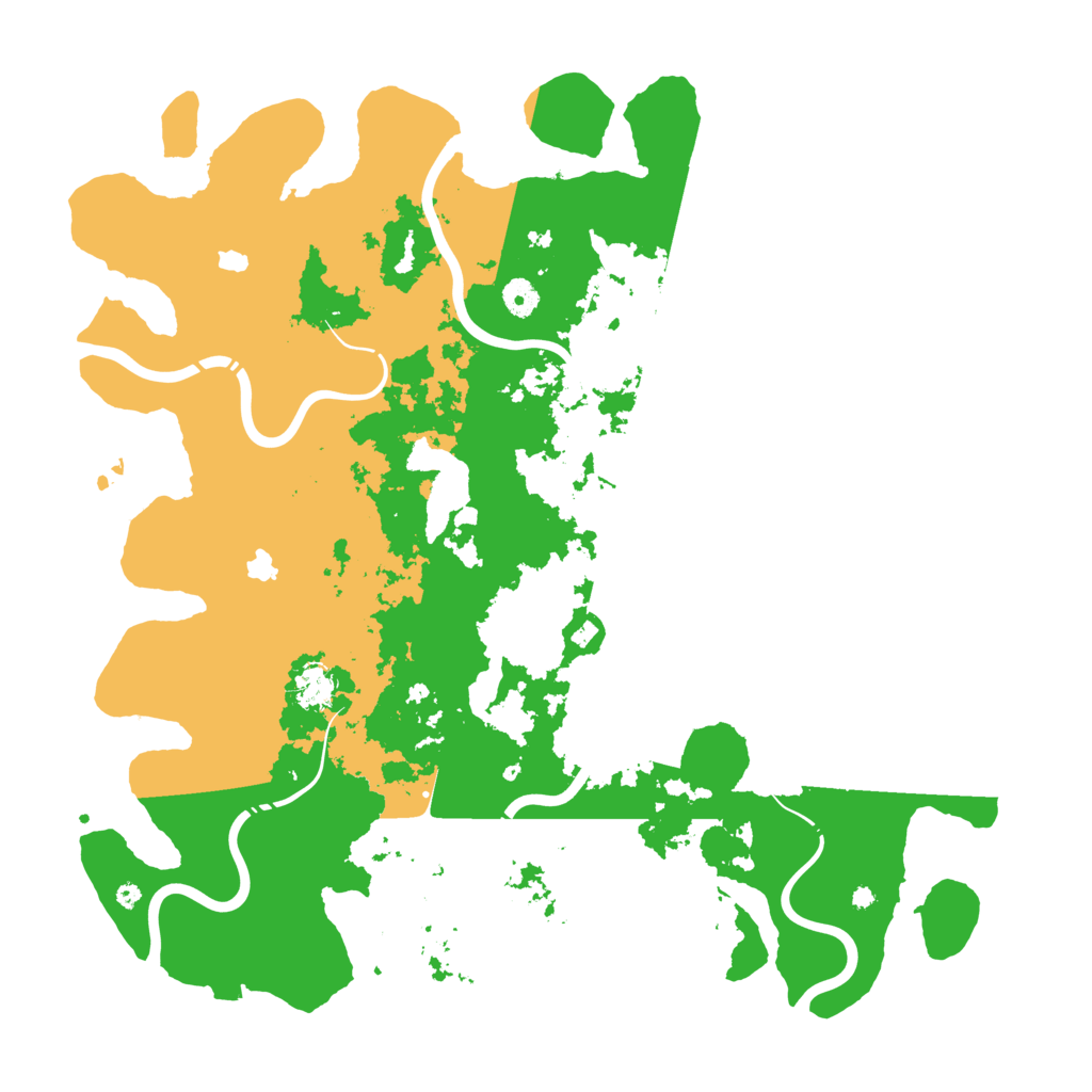Biome Rust Map: Procedural Map, Size: 4500, Seed: 736114999