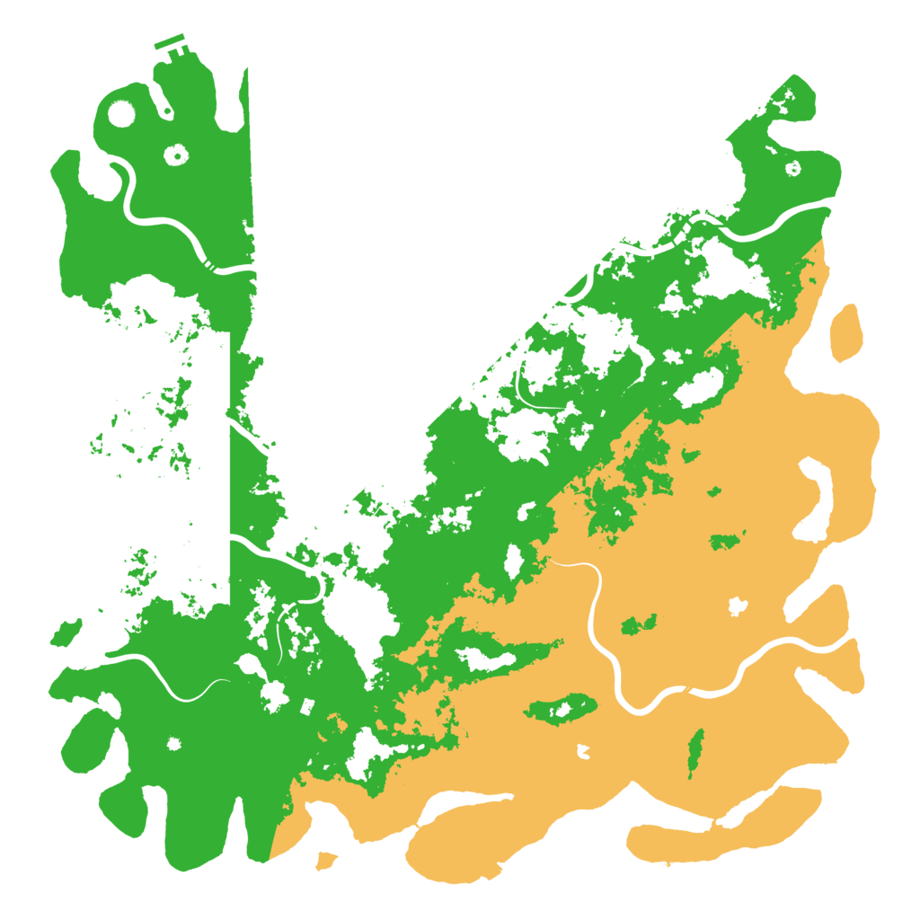 Biome Rust Map: Procedural Map, Size: 6000, Seed: 811061011