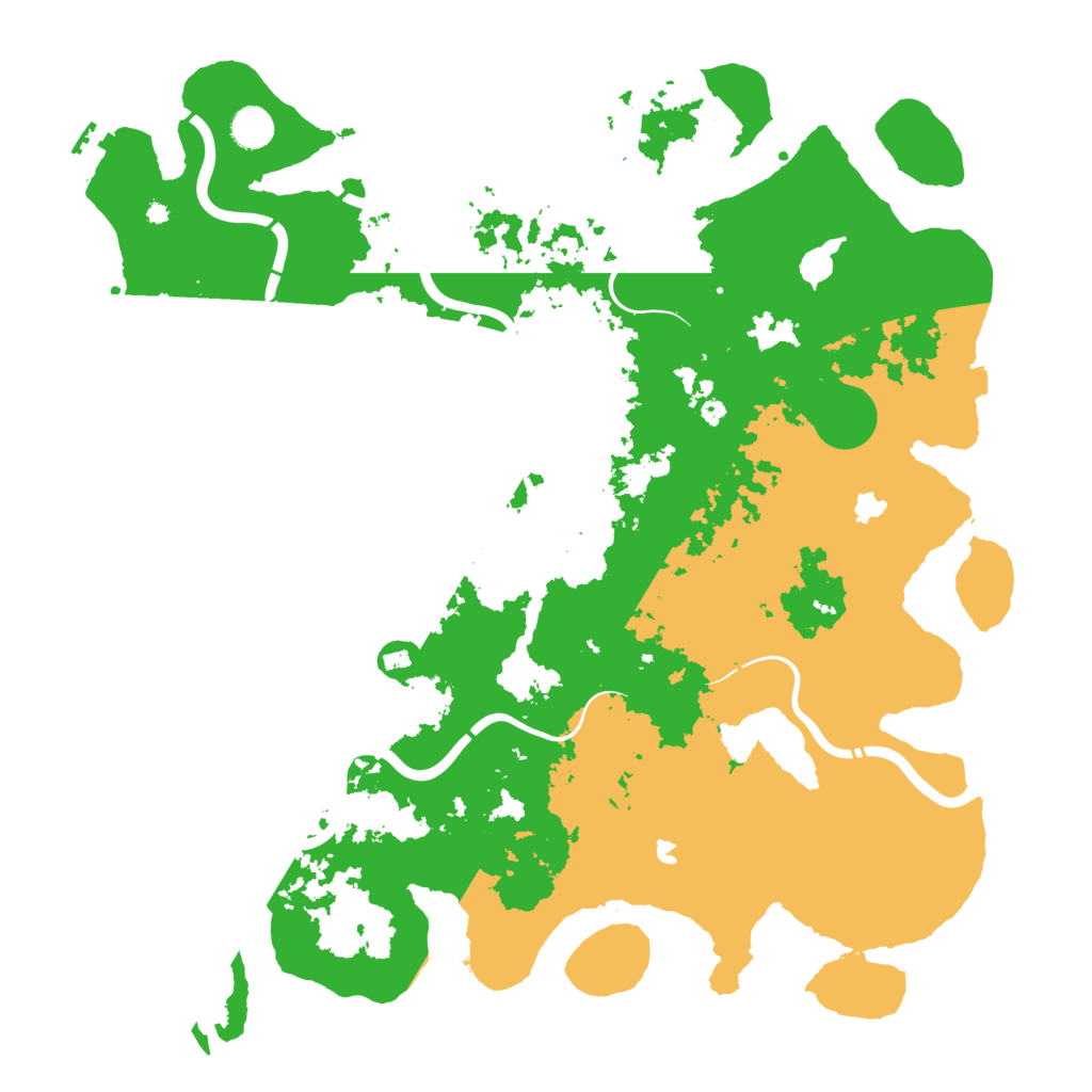 Biome Rust Map: Procedural Map, Size: 4500, Seed: 1681847184
