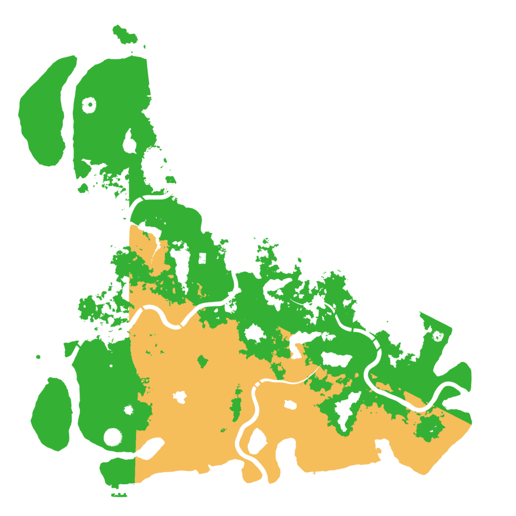 Biome Rust Map: Procedural Map, Size: 5000, Seed: 1645681951