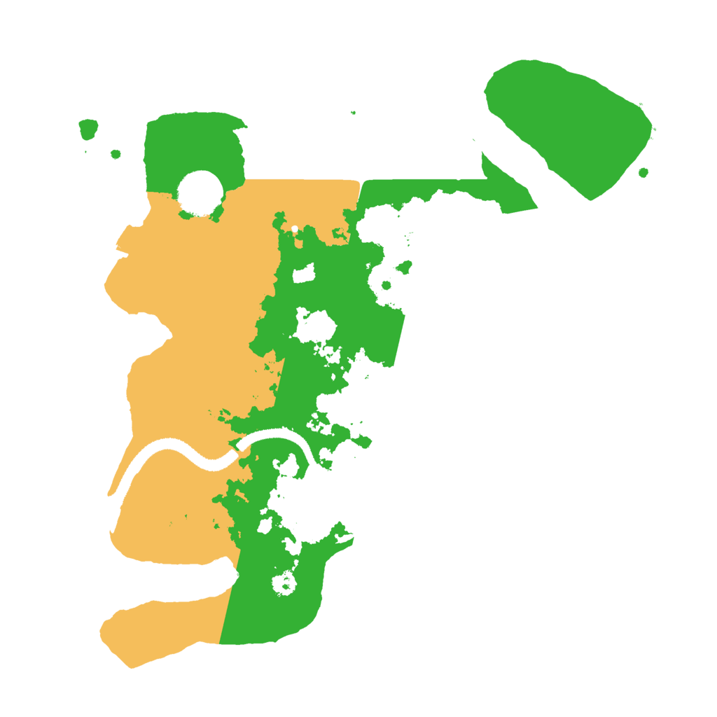 Biome Rust Map: Procedural Map, Size: 3000, Seed: 802460356