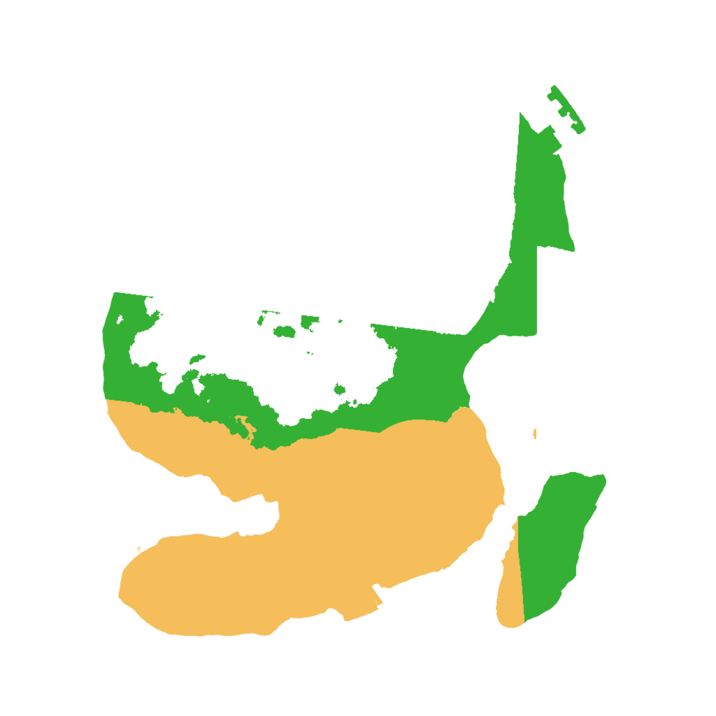 Biome Rust Map: Procedural Map, Size: 2000, Seed: 1021709154