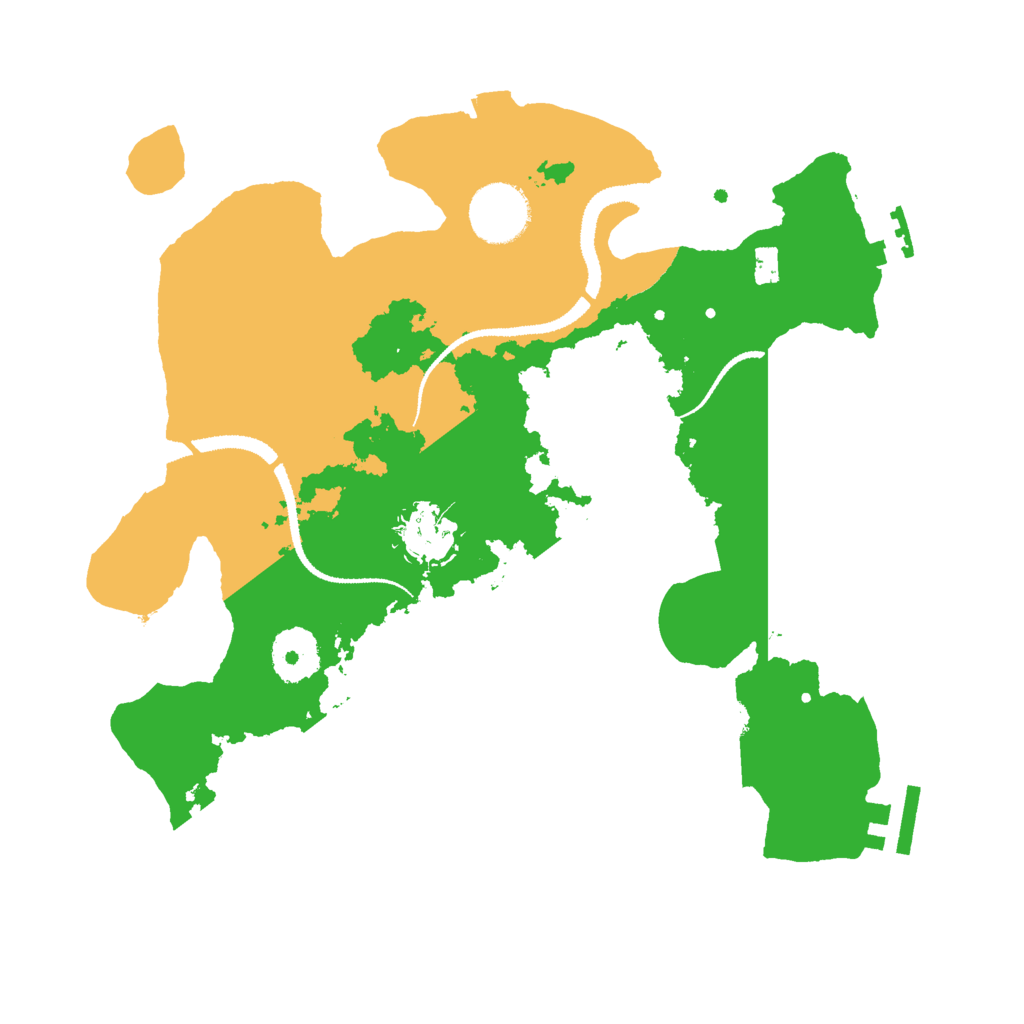 Biome Rust Map: Procedural Map, Size: 3000, Seed: 740566383