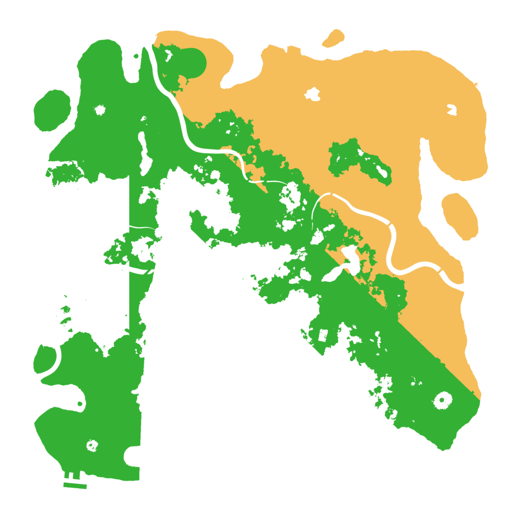 Biome Rust Map: Procedural Map, Size: 4500, Seed: 176897382