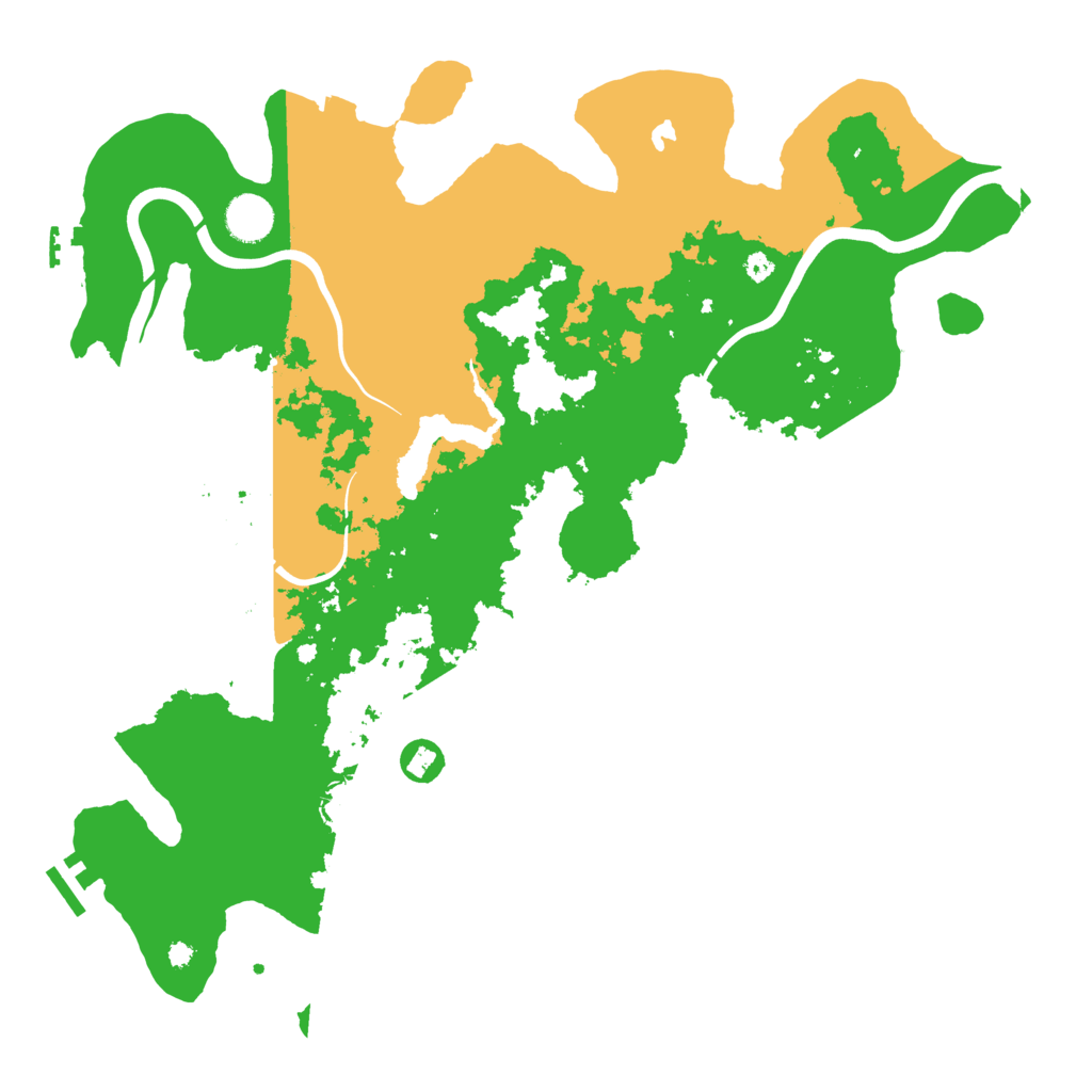 Biome Rust Map: Procedural Map, Size: 4000, Seed: 135792468