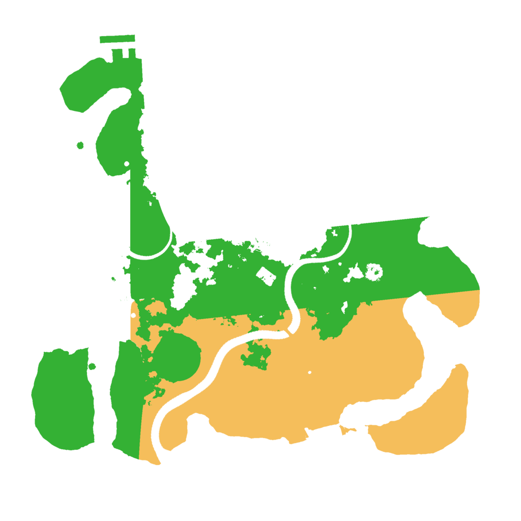 Biome Rust Map: Procedural Map, Size: 3000, Seed: 876092903