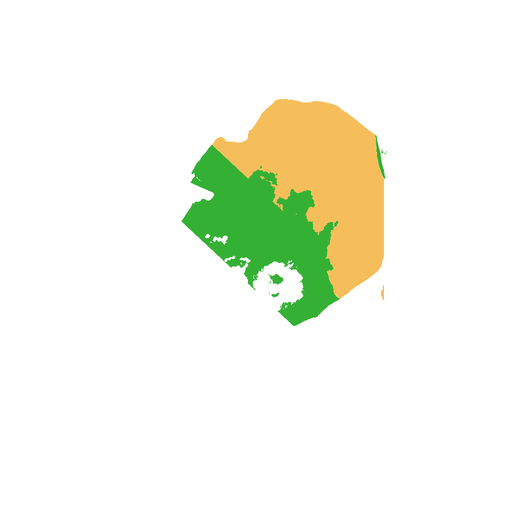 Biome Rust Map: Procedural Map, Size: 1100, Seed: 635354