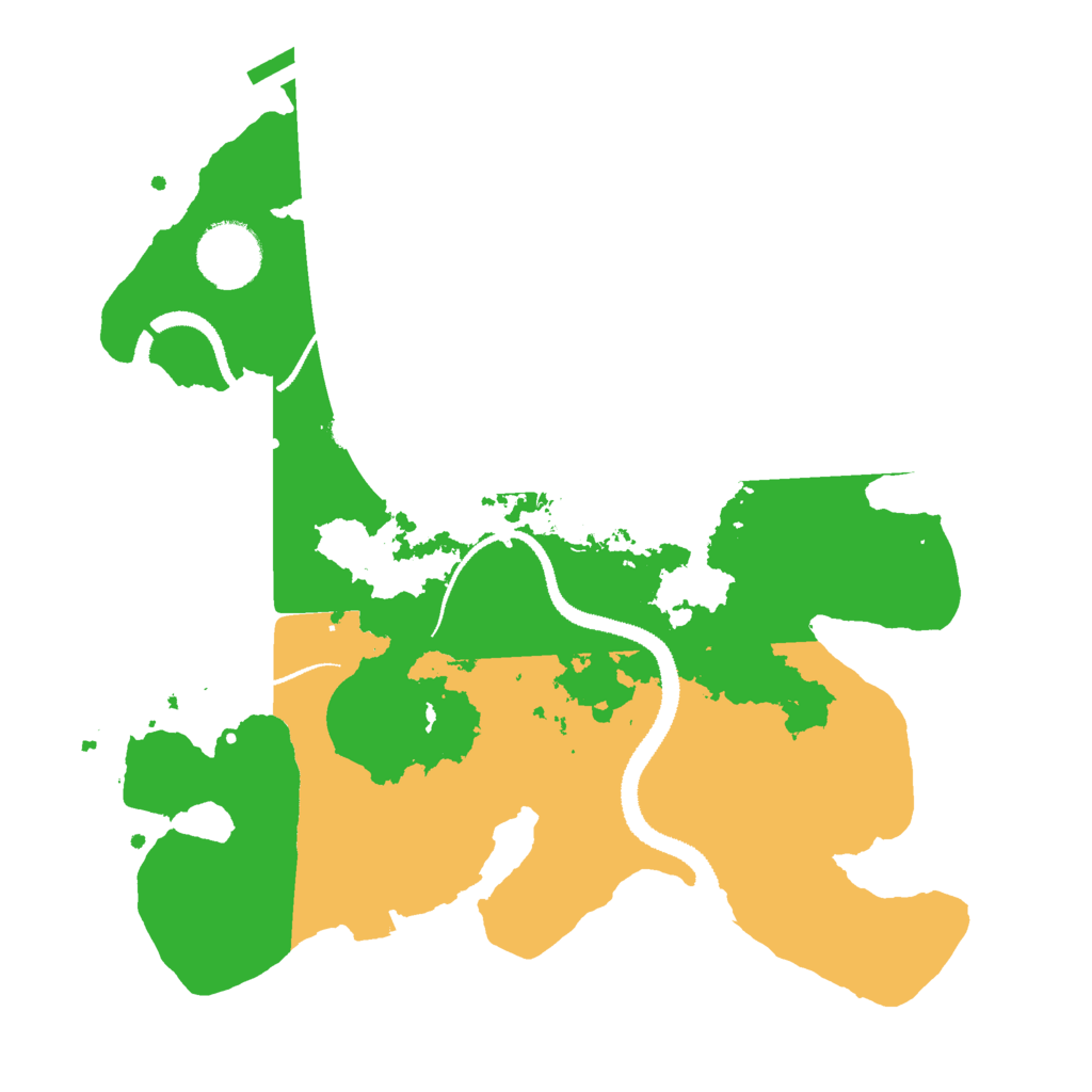 Biome Rust Map: Procedural Map, Size: 3000, Seed: 36511759