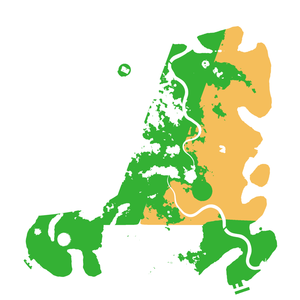 Biome Rust Map: Procedural Map, Size: 4000, Seed: 154342345