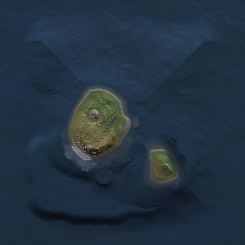 Rust Map: Procedural Map, Size: 1000, Seed: 906581808, 1 Monuments