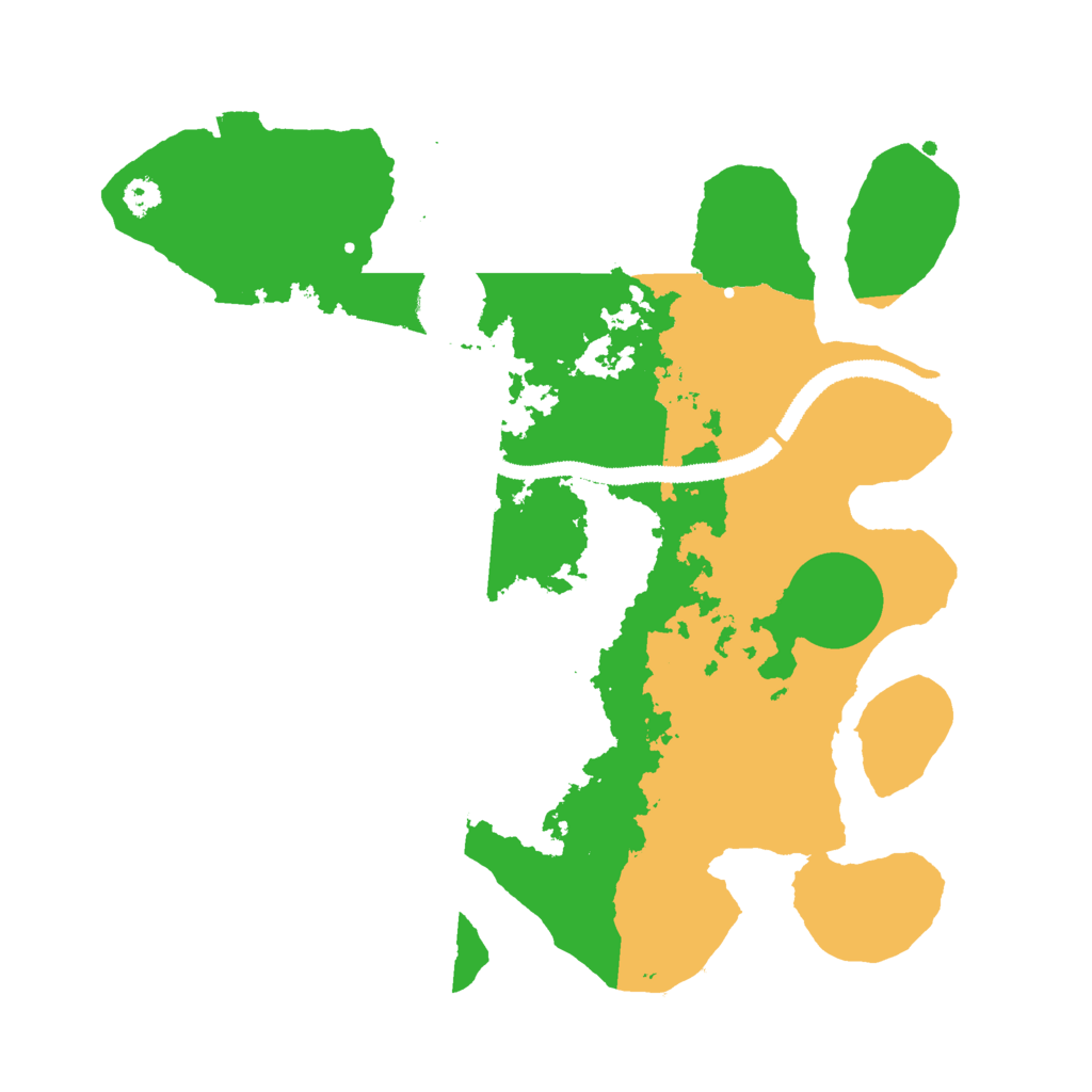 Biome Rust Map: Procedural Map, Size: 3000, Seed: 1999999991