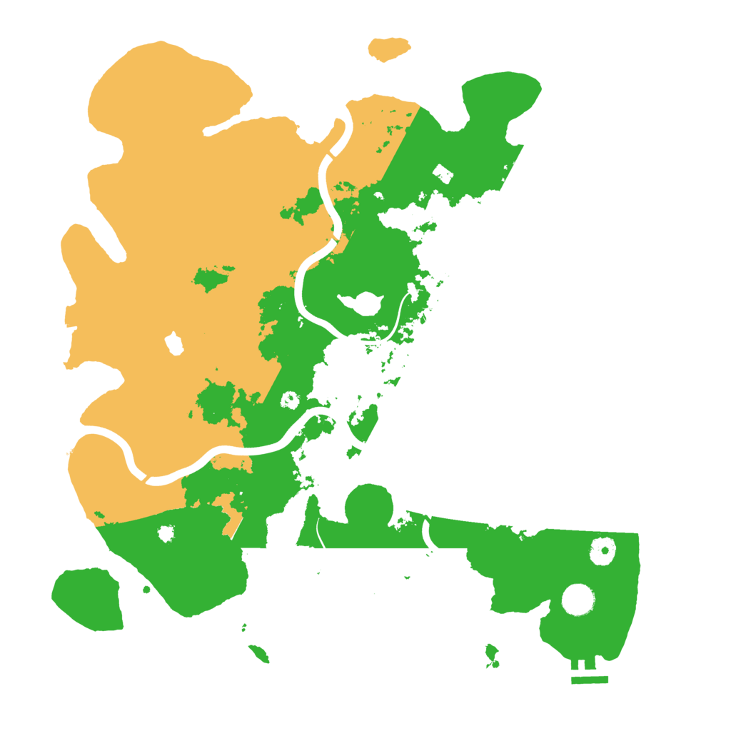Biome Rust Map: Procedural Map, Size: 4000, Seed: 5452